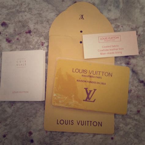 lv certificate of authenticity